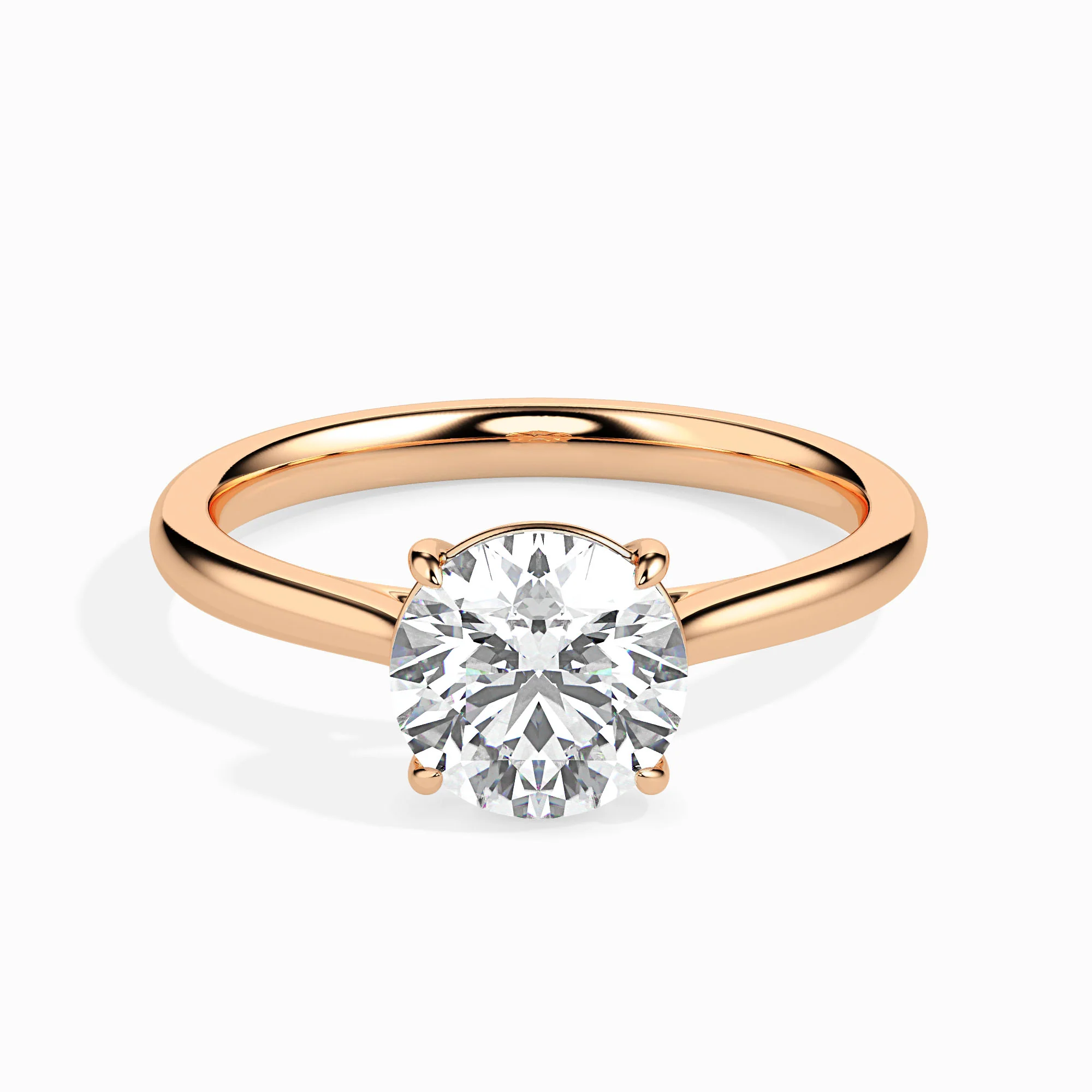 3 CT Gold Fleur Diamond Women Ring - Image 5