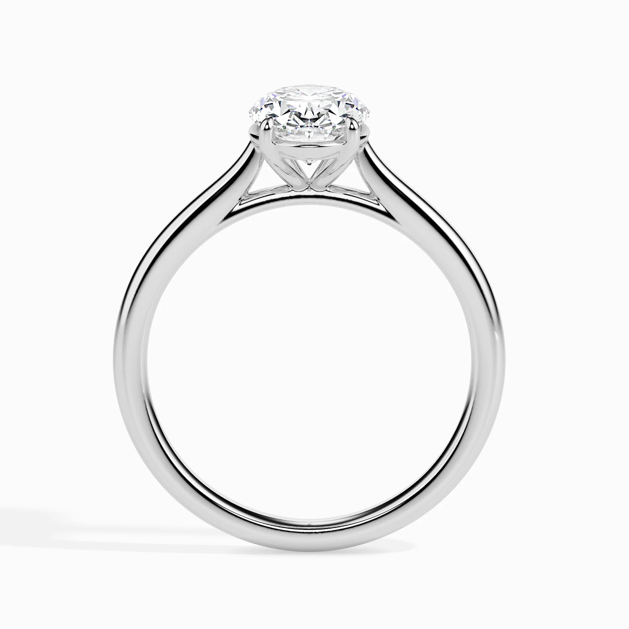 2 CT Oval Solitaire Gold Ring - Image 10