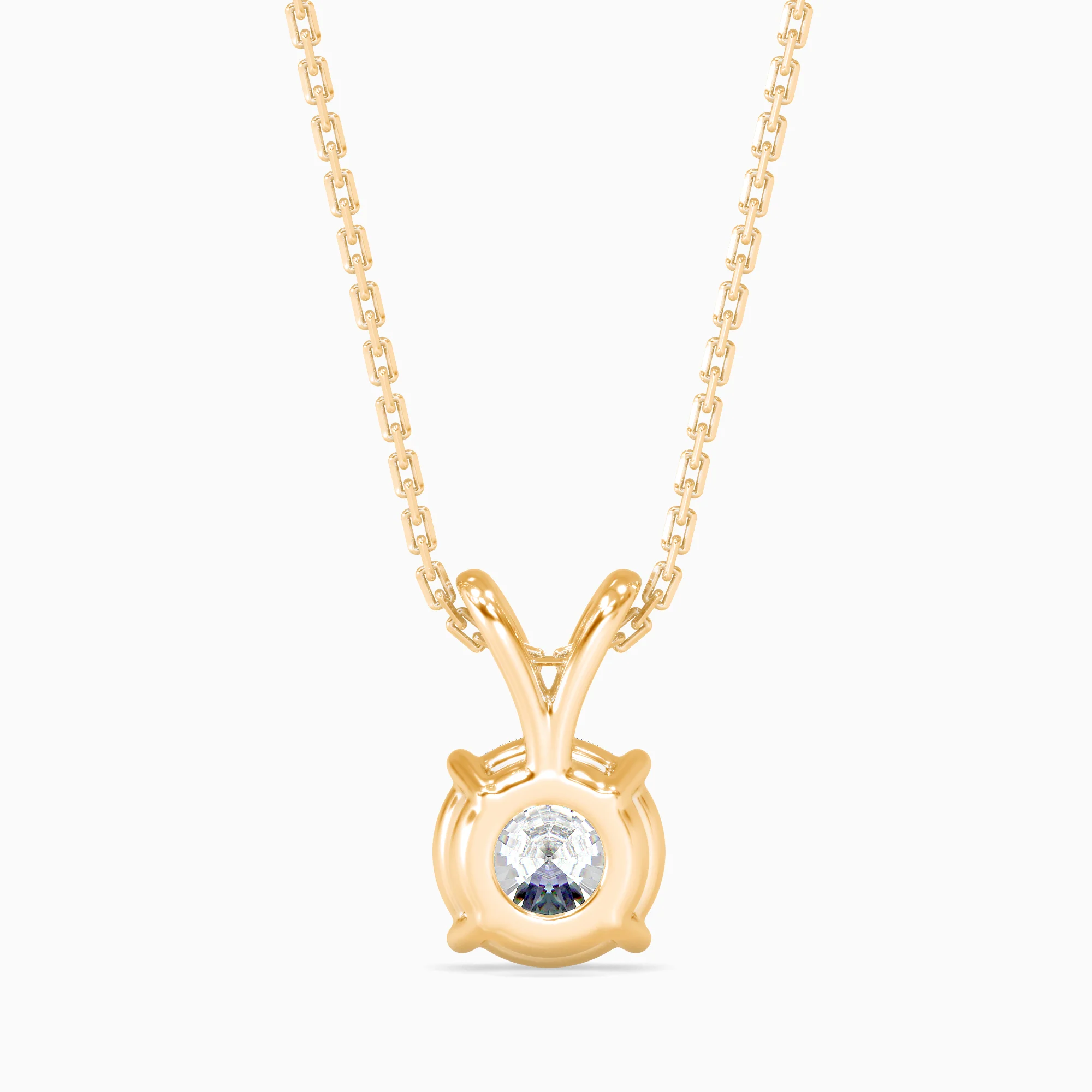3 CT Celestial Solitaire Lab-Grown Diamond Pendant without Chain - Image 4