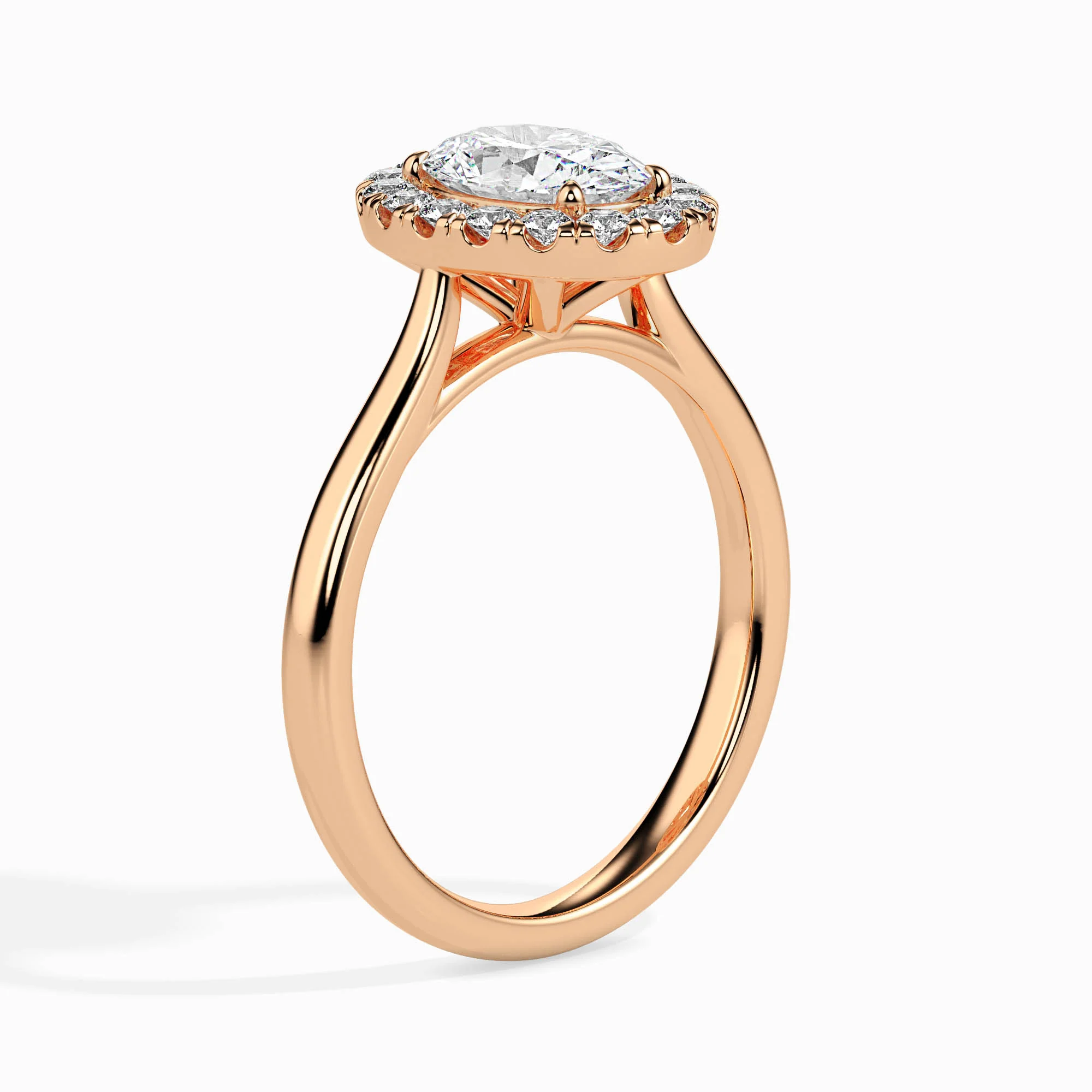 2 CT Luxe Oval Halo Diamond Dream Ring - Image 7