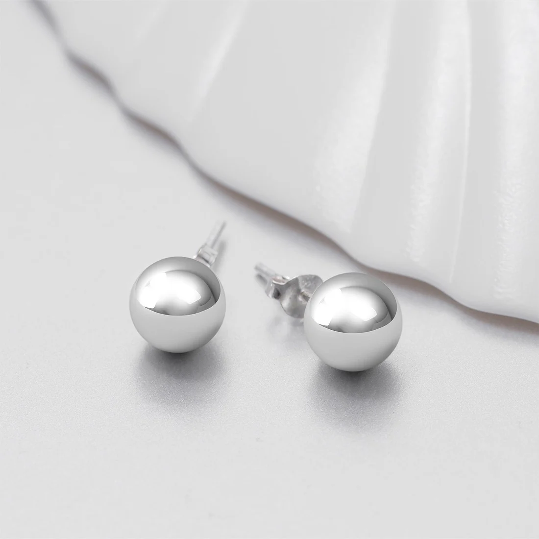 Silver Balls 925 Silver Earrings
