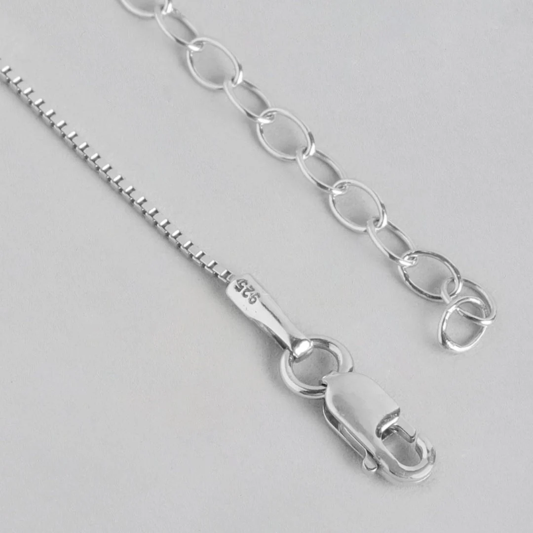 Abstract Elegance Pearl-CZ Rhodium-Plated 925 Sterling Silver Necklace - Image 7