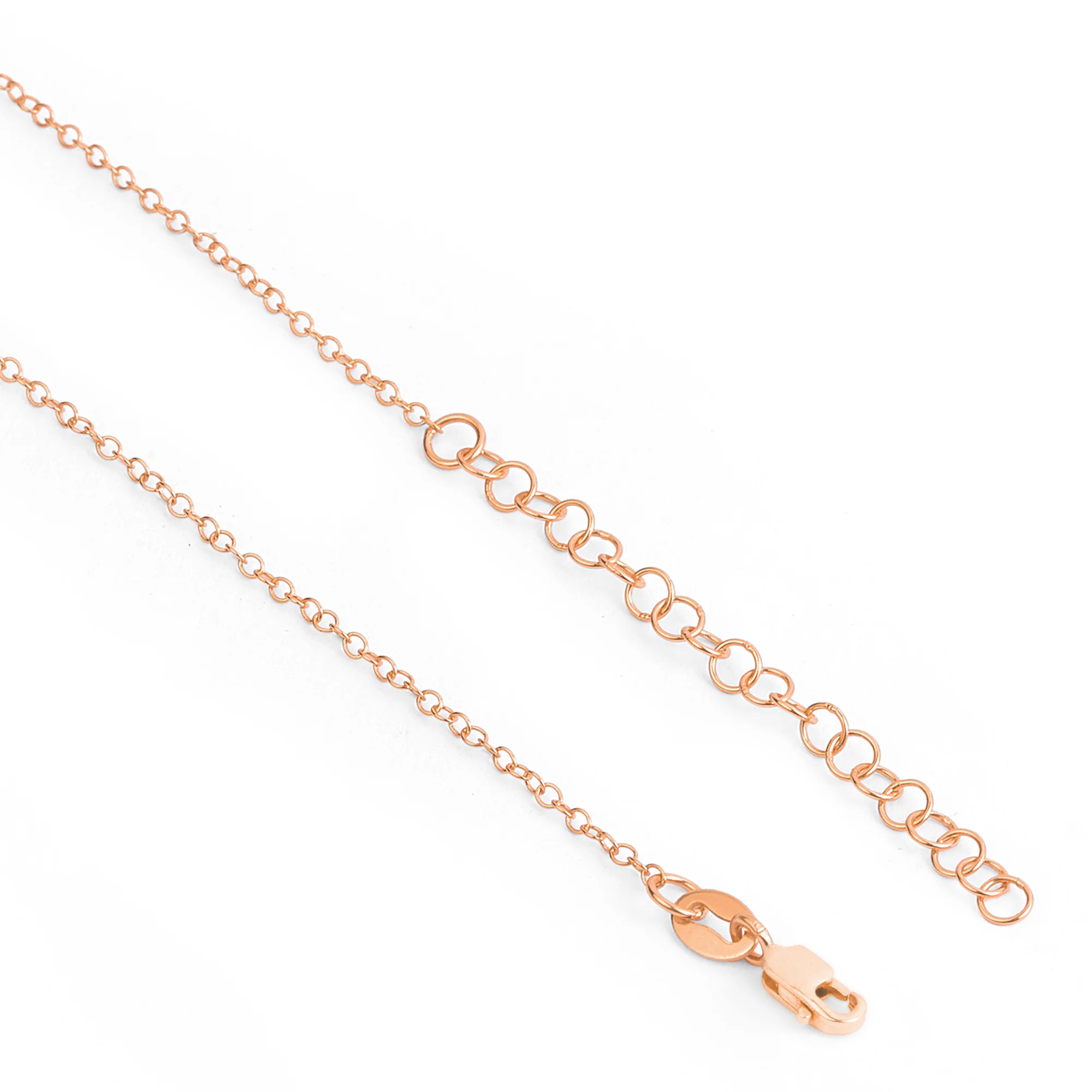 Abstract Elegance Rose Gold-Plated 925 Sterling Silver Necklace - Image 6
