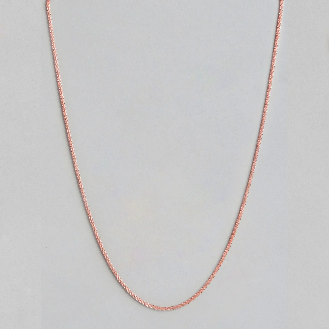 Adorable Rose Gold Plated 925 Sterling Silver Chain - Image 2
