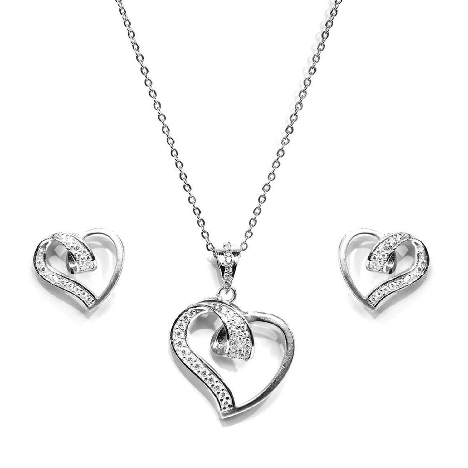 Always In Love 925 Silver Jewellery Set - Image 4