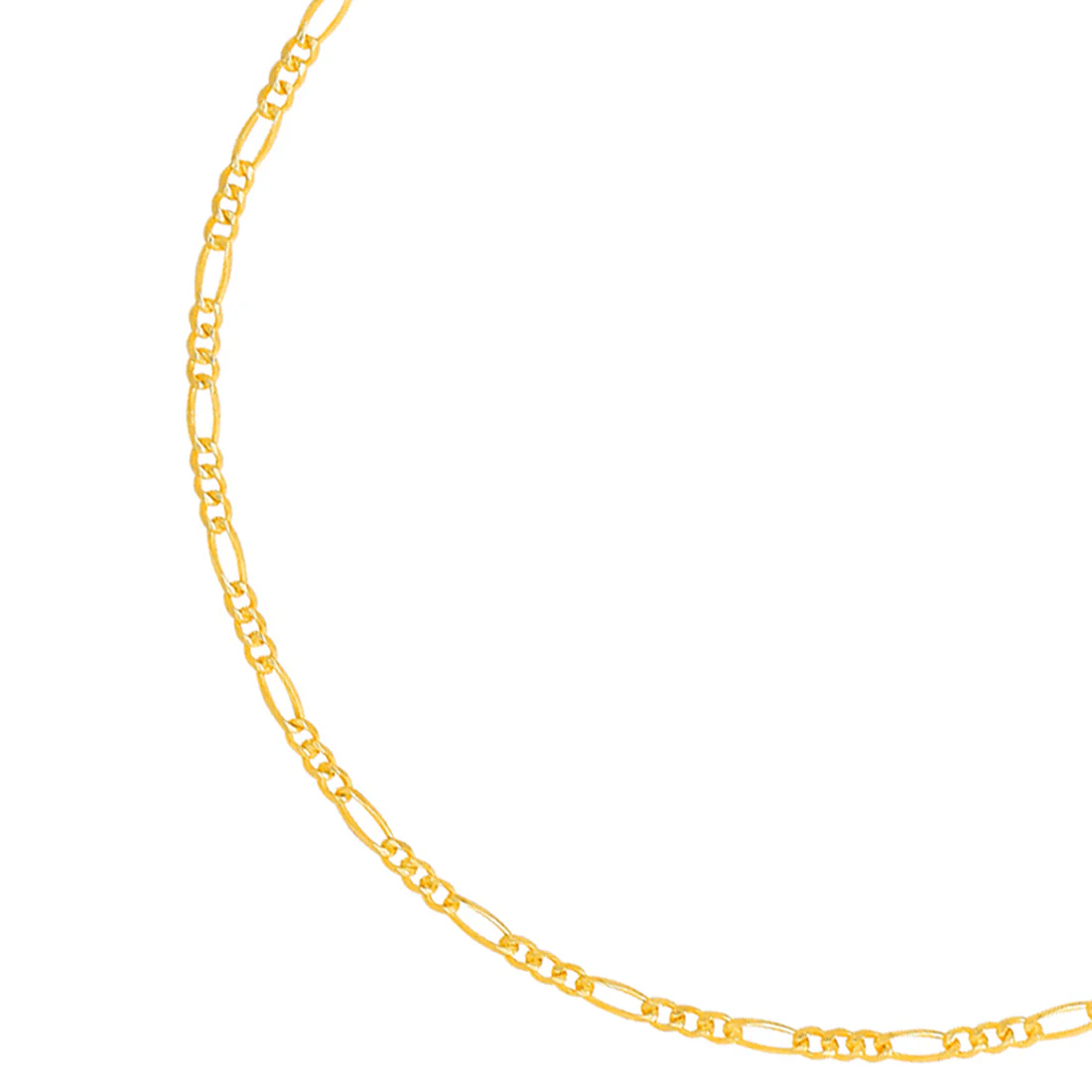 Minimalist Gold-Plated 925 Sterling Silver Women's Figaro Chain Bracelet - Image 4