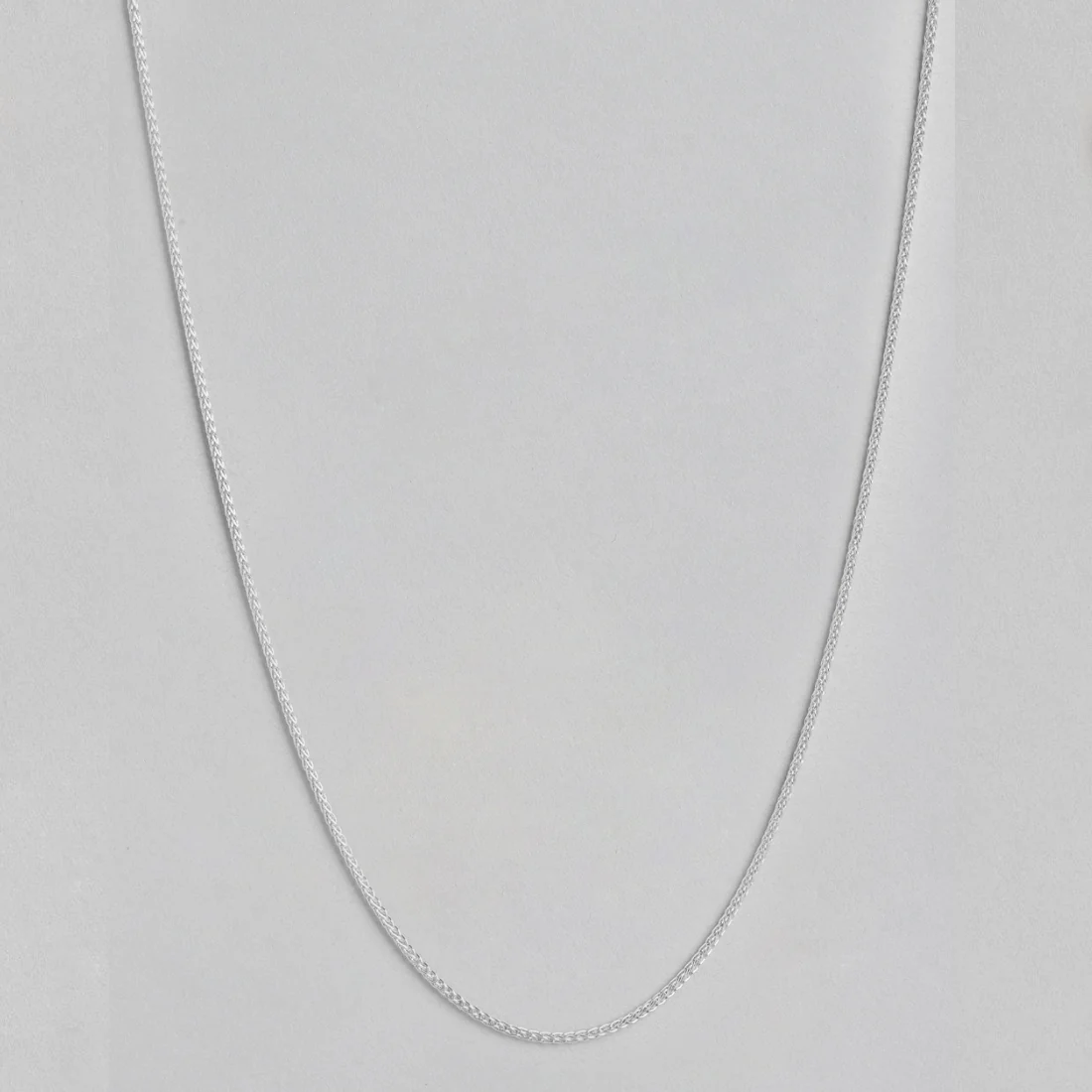 Breathtaking Rhodium Plated 925 Sterling Silver Weave Chain - Image 3