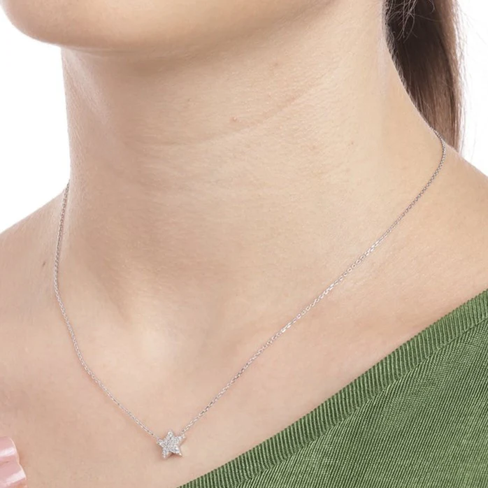 Bright Star 925 Sterling Silver Necklace - Image 2