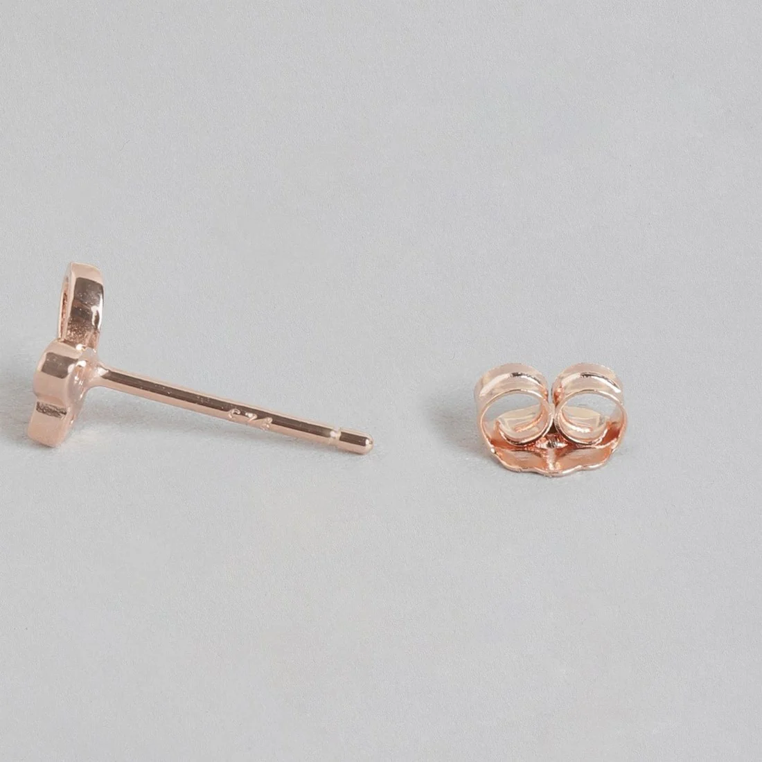 Butterfly Dreams Rose Gold-Plated CZ 925 Sterling Silver Earrings - Image 6