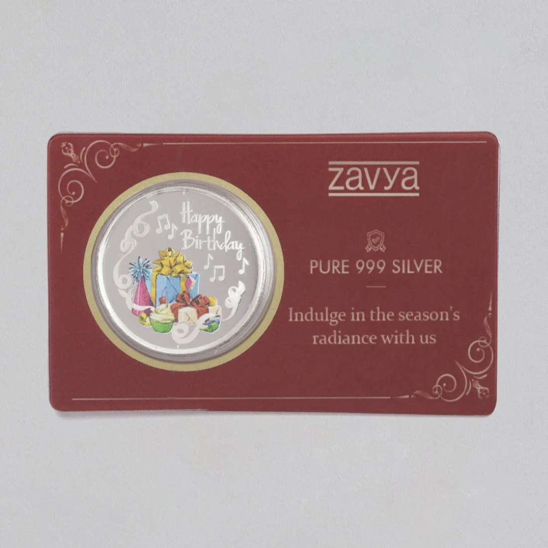 Happy Birthdays Silver-Plated 999 Sterling Silver Coins - Image 4