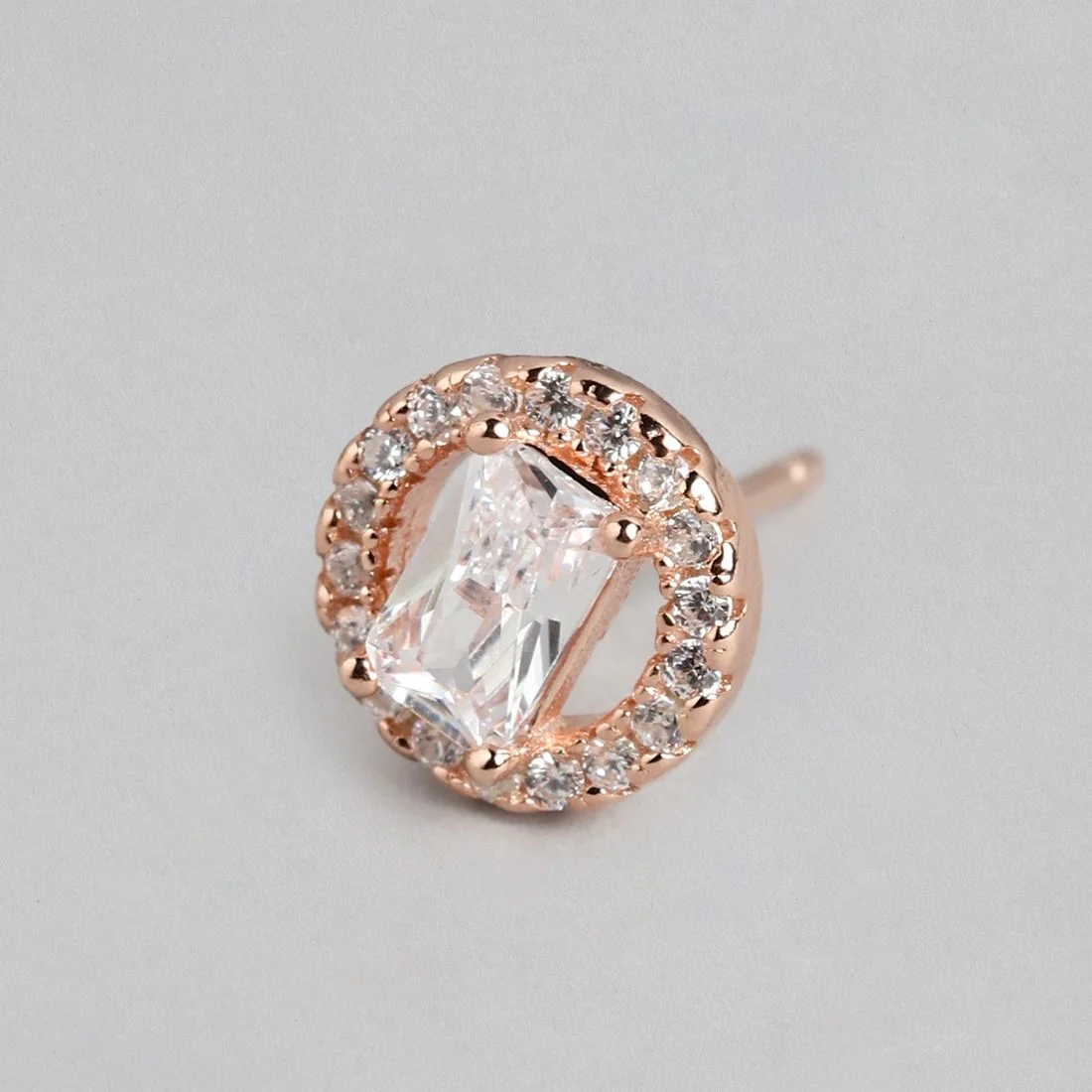 Celestial Circles Rose Gold-Plated CZ 925 Sterling Silver Jewelry Set - Image 6