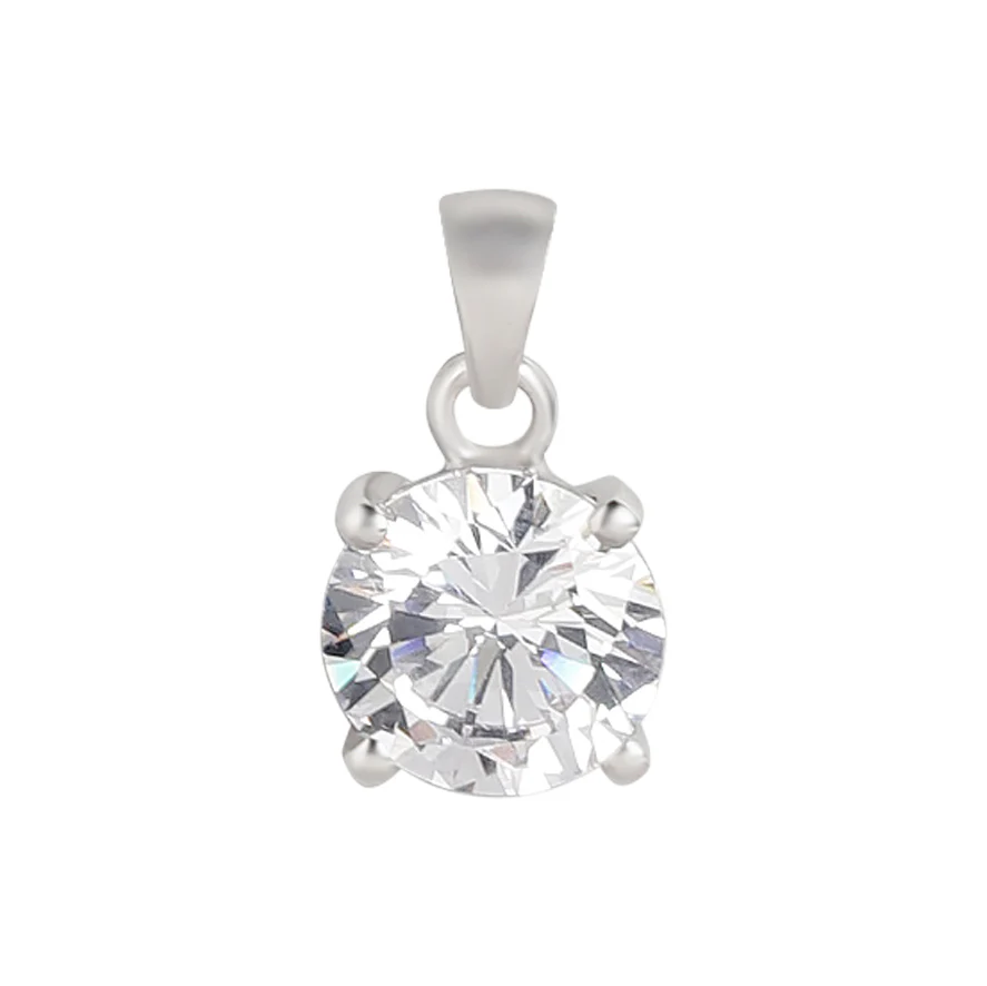 Cherished Bond: Rhodium-Plated 925 Sterling Silver Pendant with Chain - Image 7
