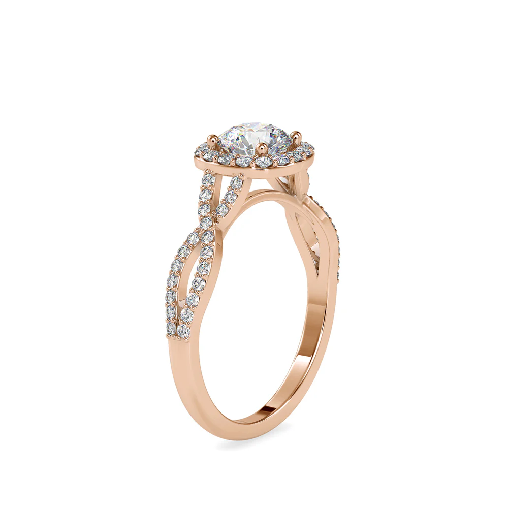 1.2 CT Halo Solitaire Lab-Grown Diamond Ring - Image 3