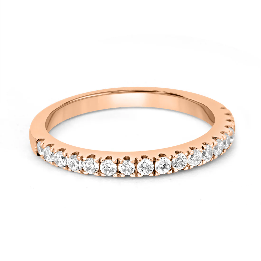 Classic Gold Ring with Lab Grown Diamonds - Image 4
