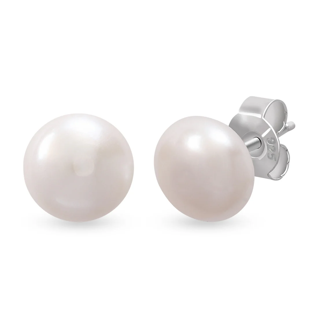 Freshwater Pearl Rhodium Plated 925 Silver Jewellery Set - Image 7