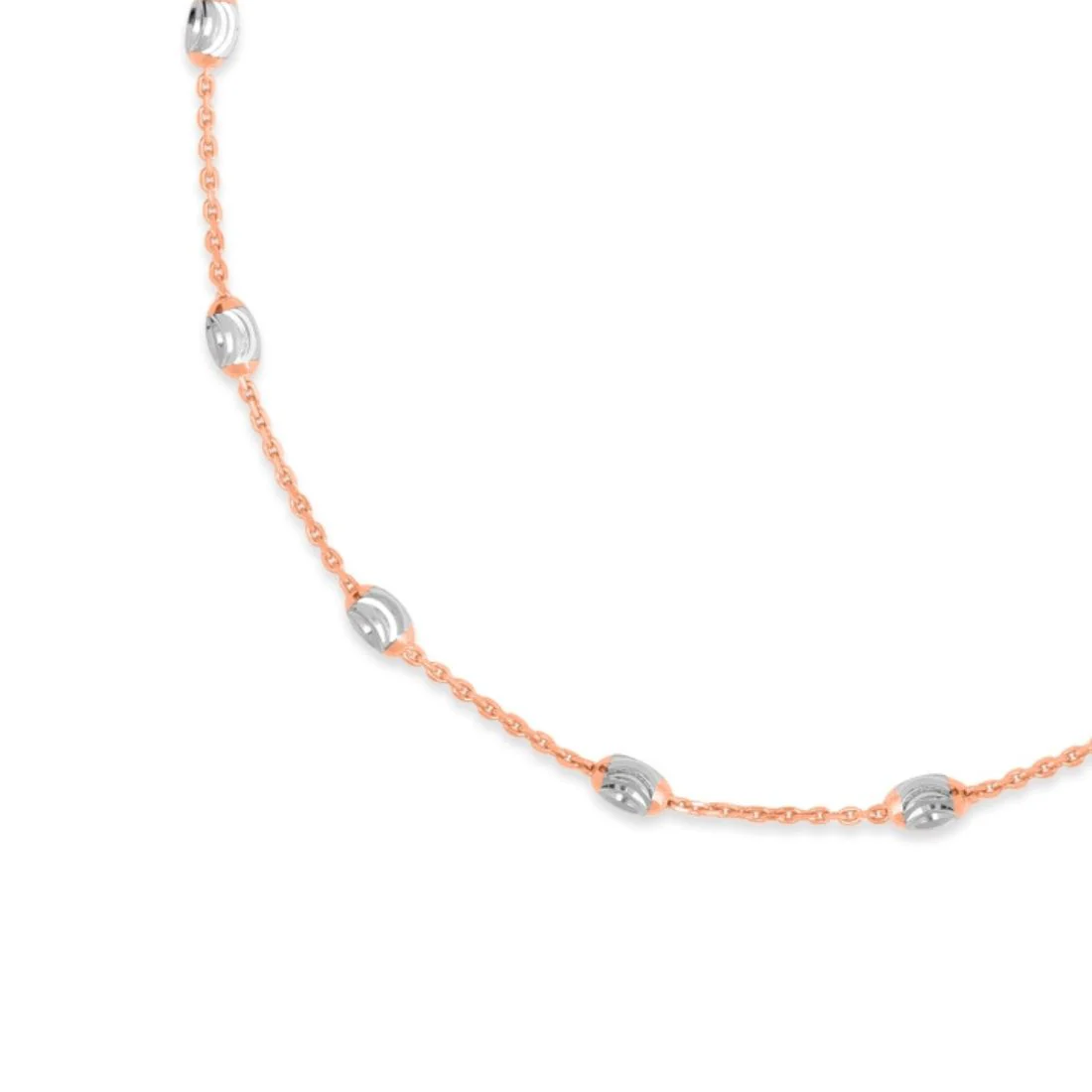 Italian 925 Silver Anklets in Rose Gold - Image 7