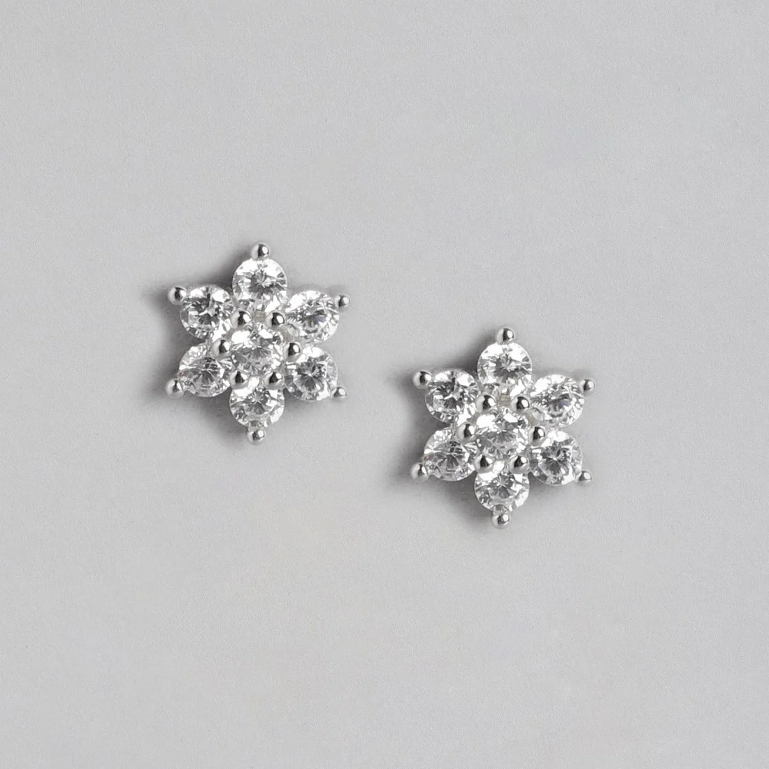 Star CZ Rhodium Plated 925 Sterling Silver Mangalsutra set - Image 6