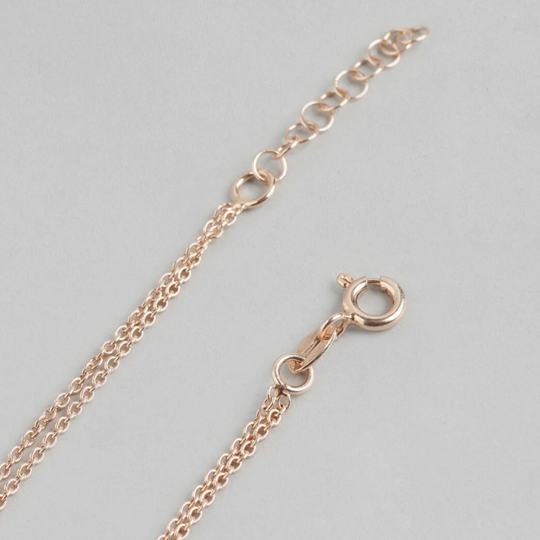 Singing Hearts 925 Sterling Silver Anklets In Rose Gold - Image 14