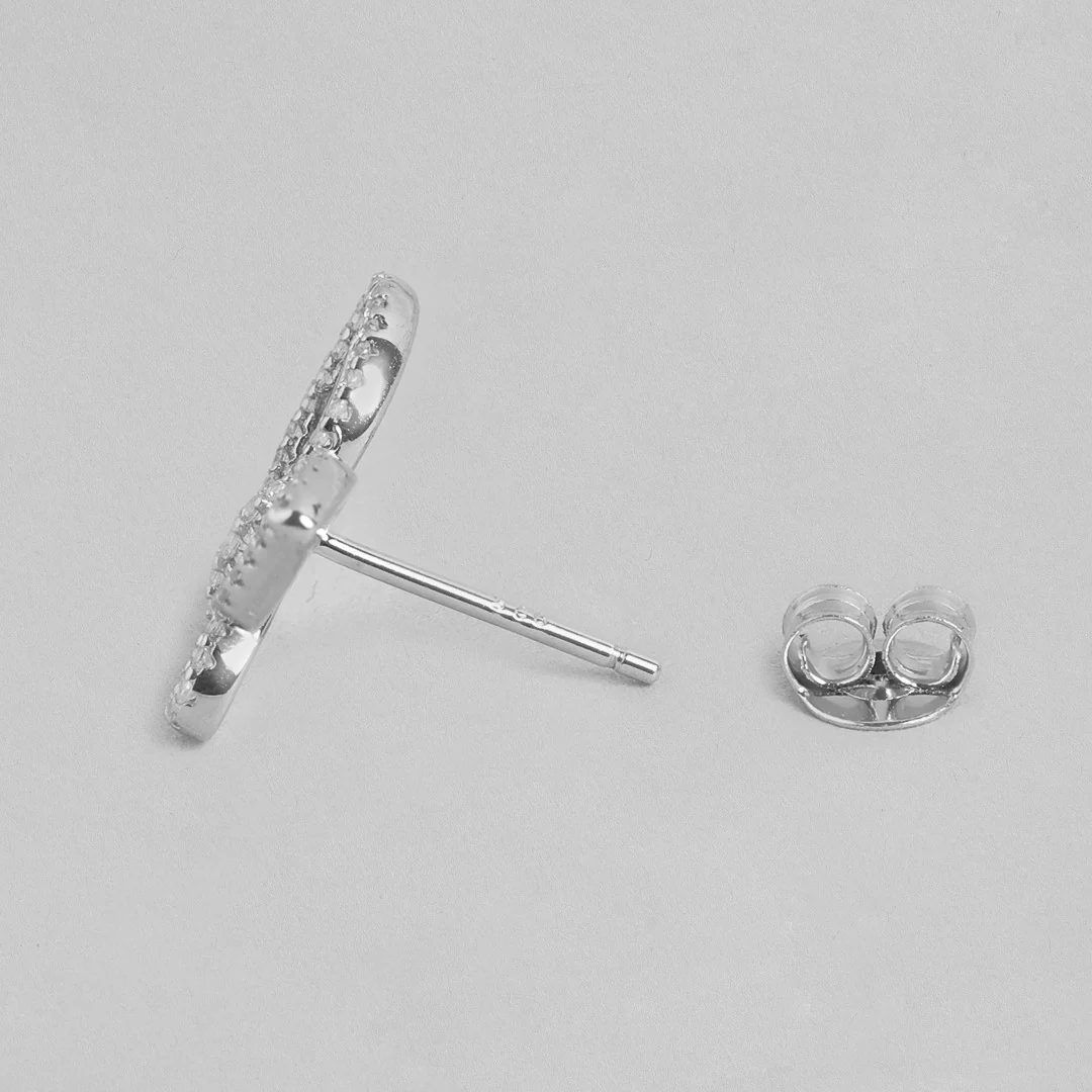 Dancing Butterflies Rhodium-Plated 925 Sterling Silver Earrings - Image 5