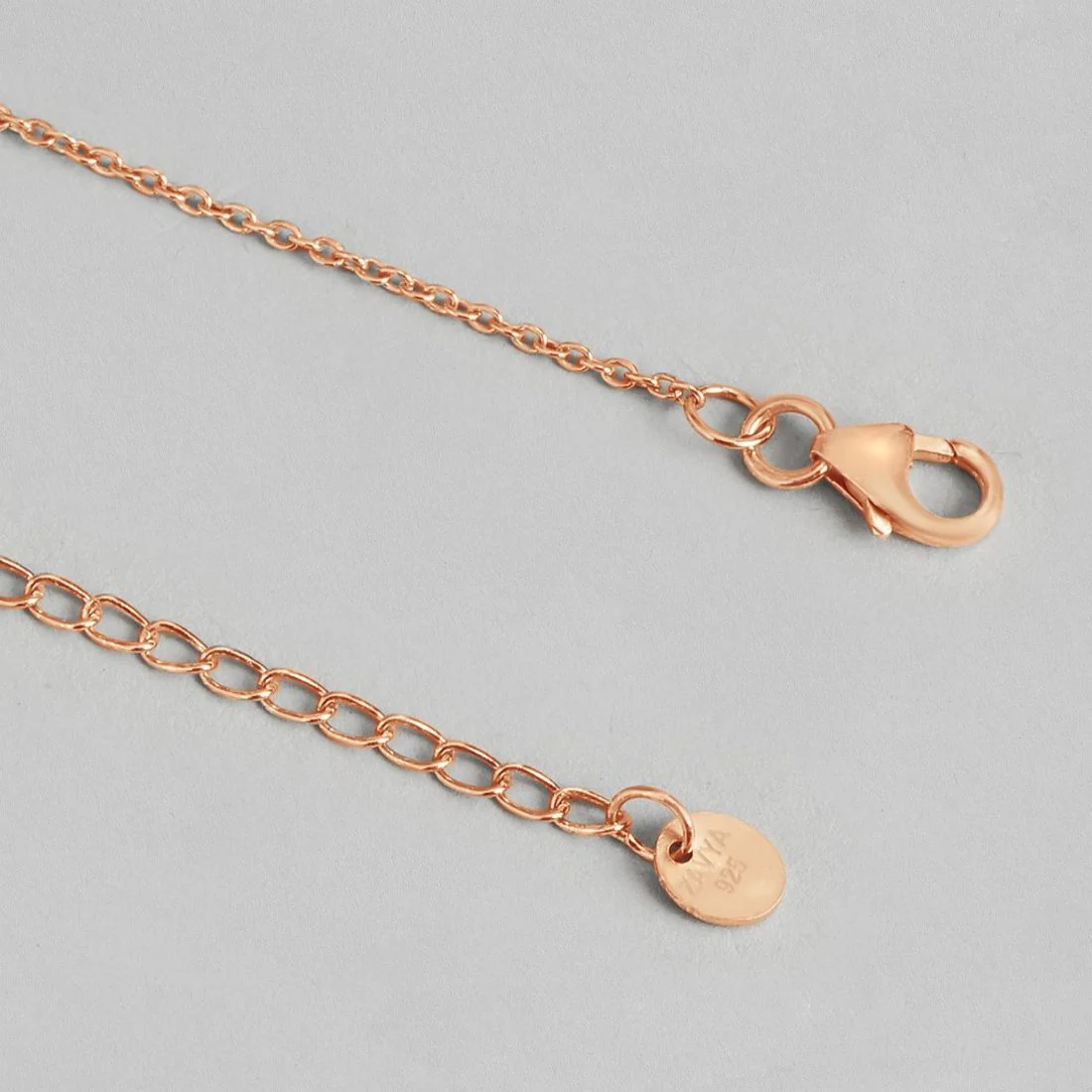 Dazzling Cascade Rose gold-Plated CZ 925 Sterling Silver Drop Bracelet - Image 6