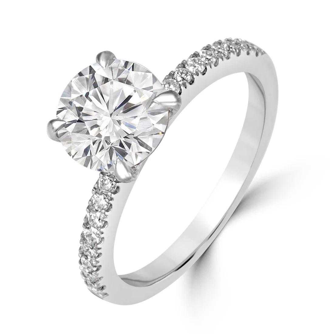 Dazzling Gold Ring with with Lab Grown Diamond - Image 5