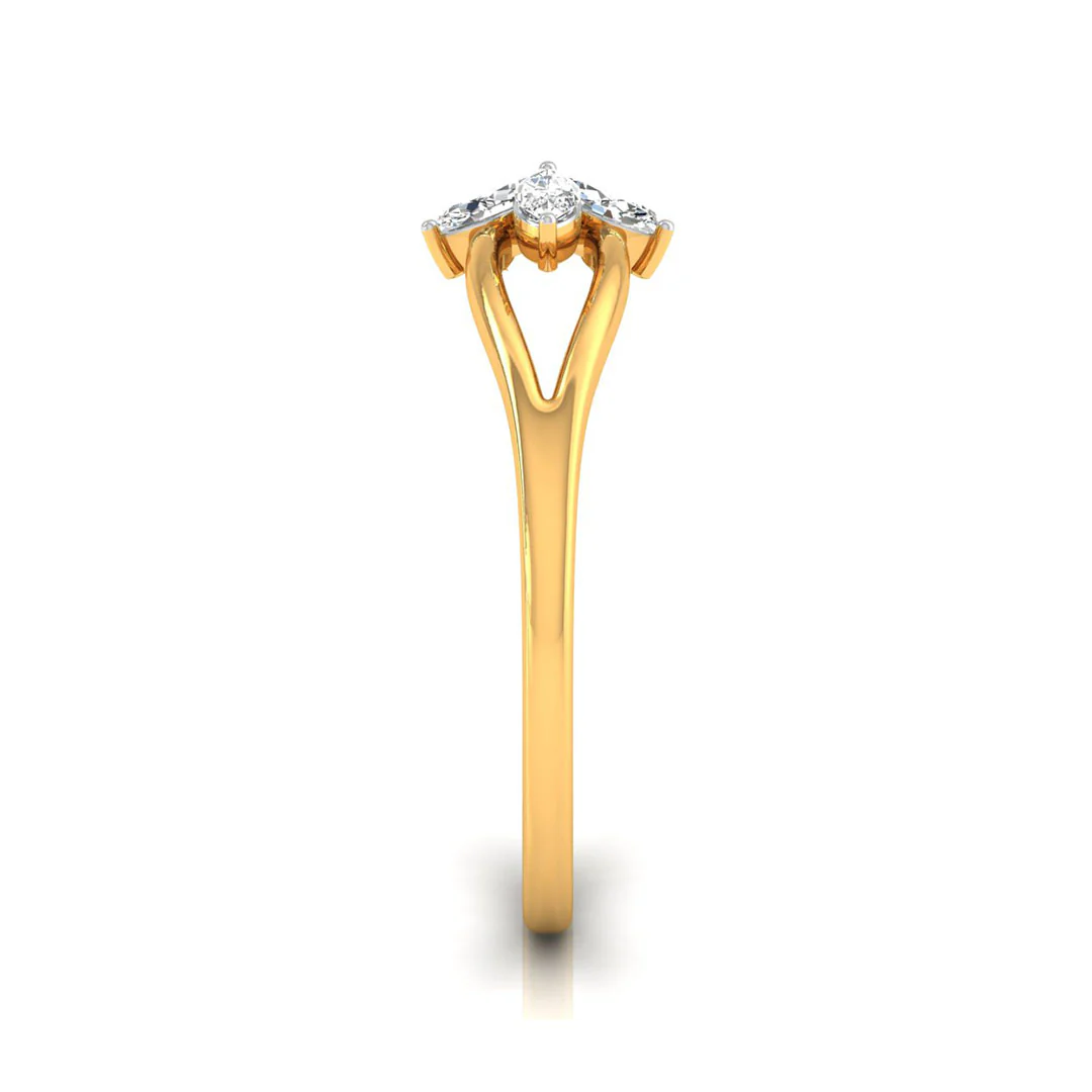 Delicate Bloom Diamond Ring - Image 4