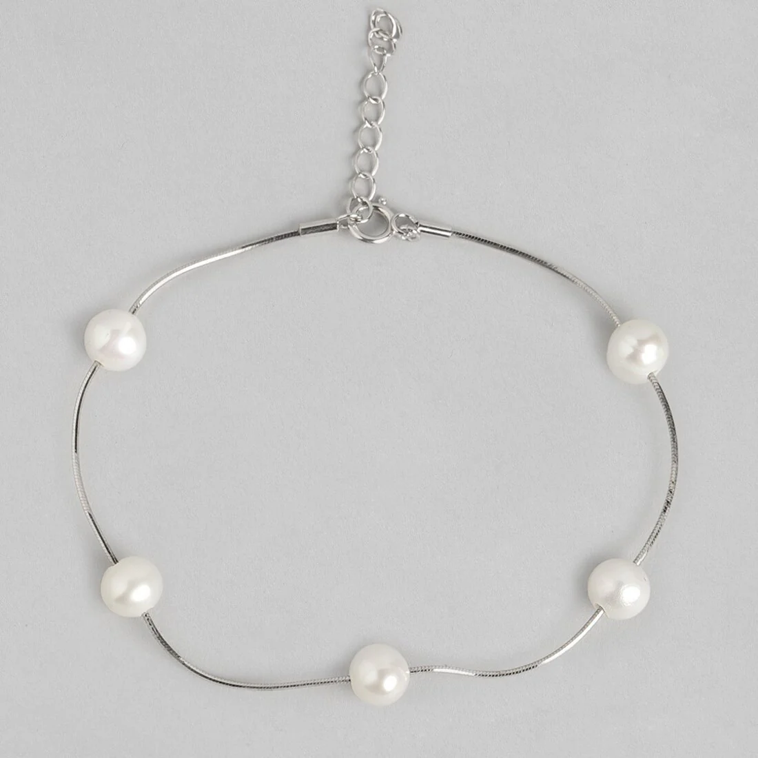 Divine Pearl 925 Silver Bracelet - Image 5