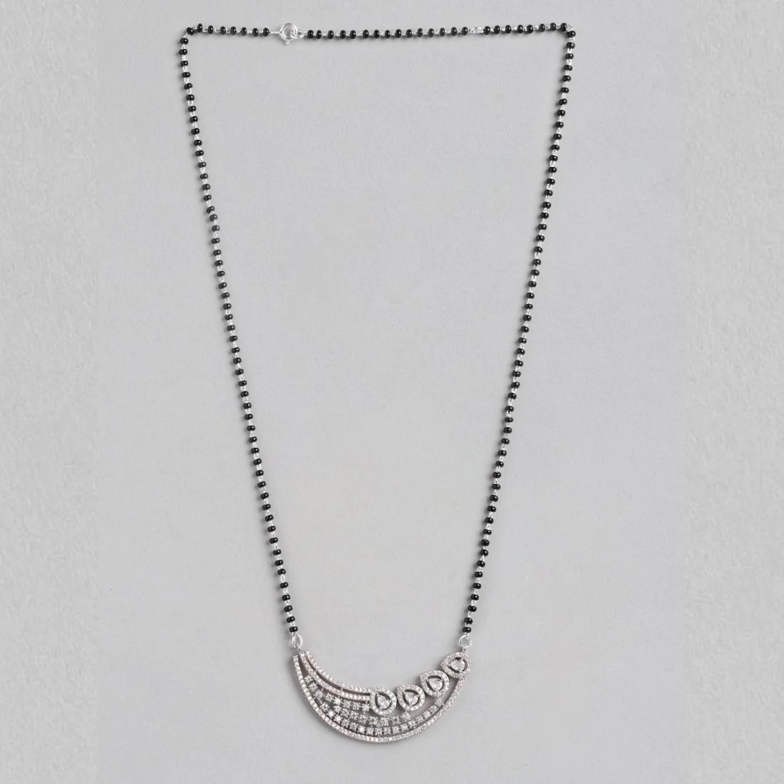 Dual Harmony Radiance CZ 925 Sterling Silver Mangalsutra - Image 3