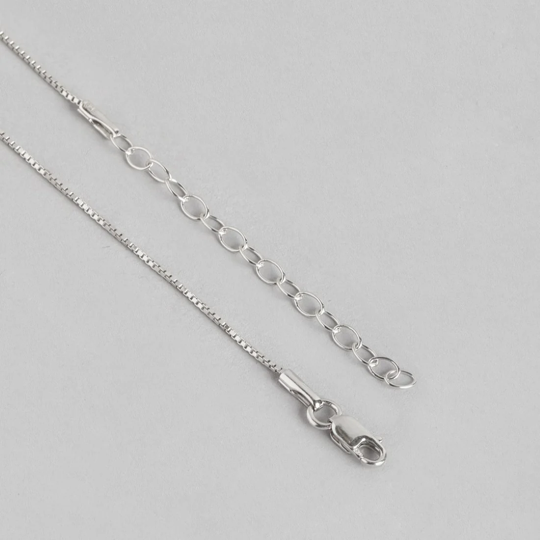 Dual Tone CZ Elegance 925 Sterling Silver Pendant with Chain - Image 5