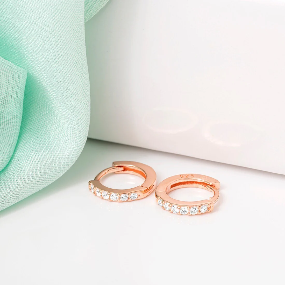 Timeless Radiance- The Classic Moment Hoop 925 Silver Earrings Gift Hamper - Image 8