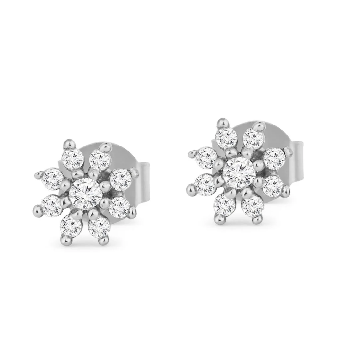 Celestial Blooms Nakshatra Floral Studs 925 Silver Earrings Gift Hamper - Image 5