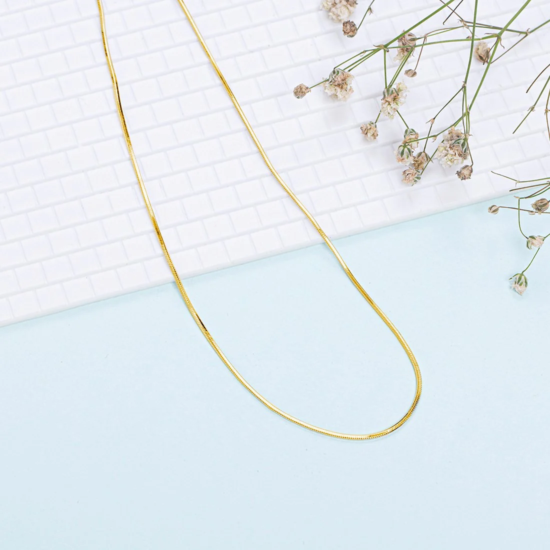 Elegant Rhodium Plated 925 Sterling Silver Chain - Image 11