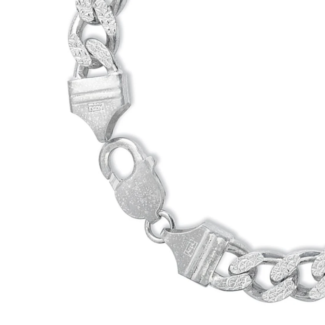 Elegant Masculinity Rhodium Plated 925 Sterling Silver Men's Bracelets - Image 6