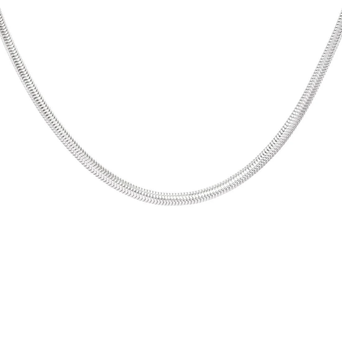 Elegant Men's 925 Sterling Silver Snake Chain - Image 6