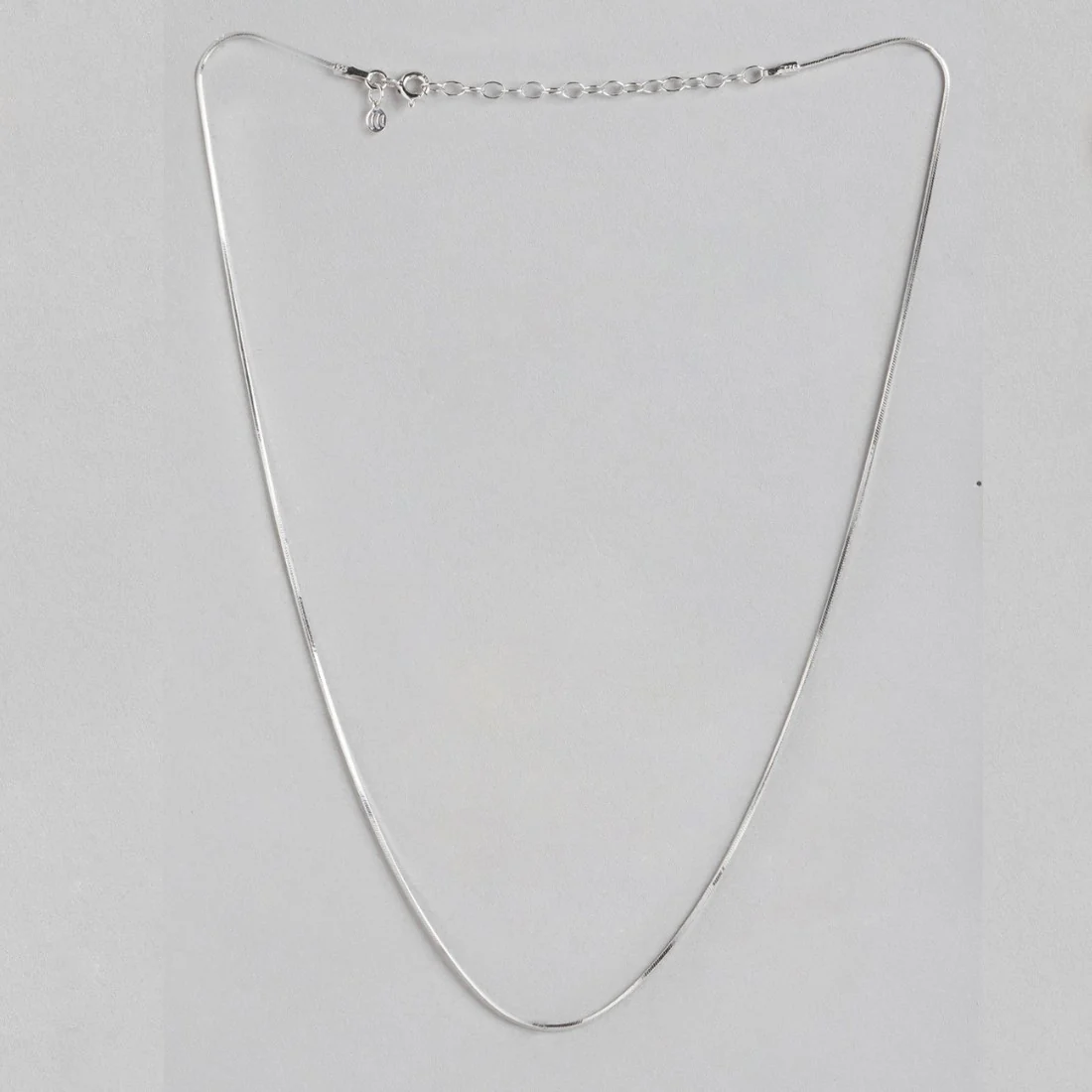 Elegant Serpentine 925 Sterling Silver Silver-Plated Snake Chain - Image 3