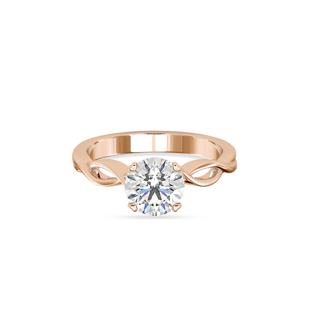 1.14 CT Elegant Solitaire Gold Lab-Grown Diamond Ring - Image 5
