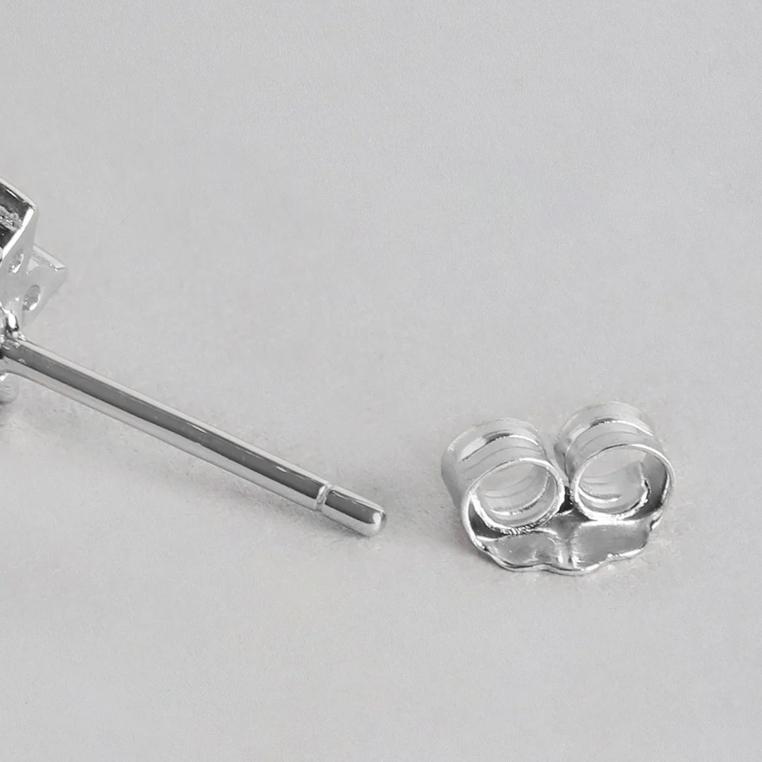 Enchanting Nakshatra Floral Silver Earring Combo - Image 10