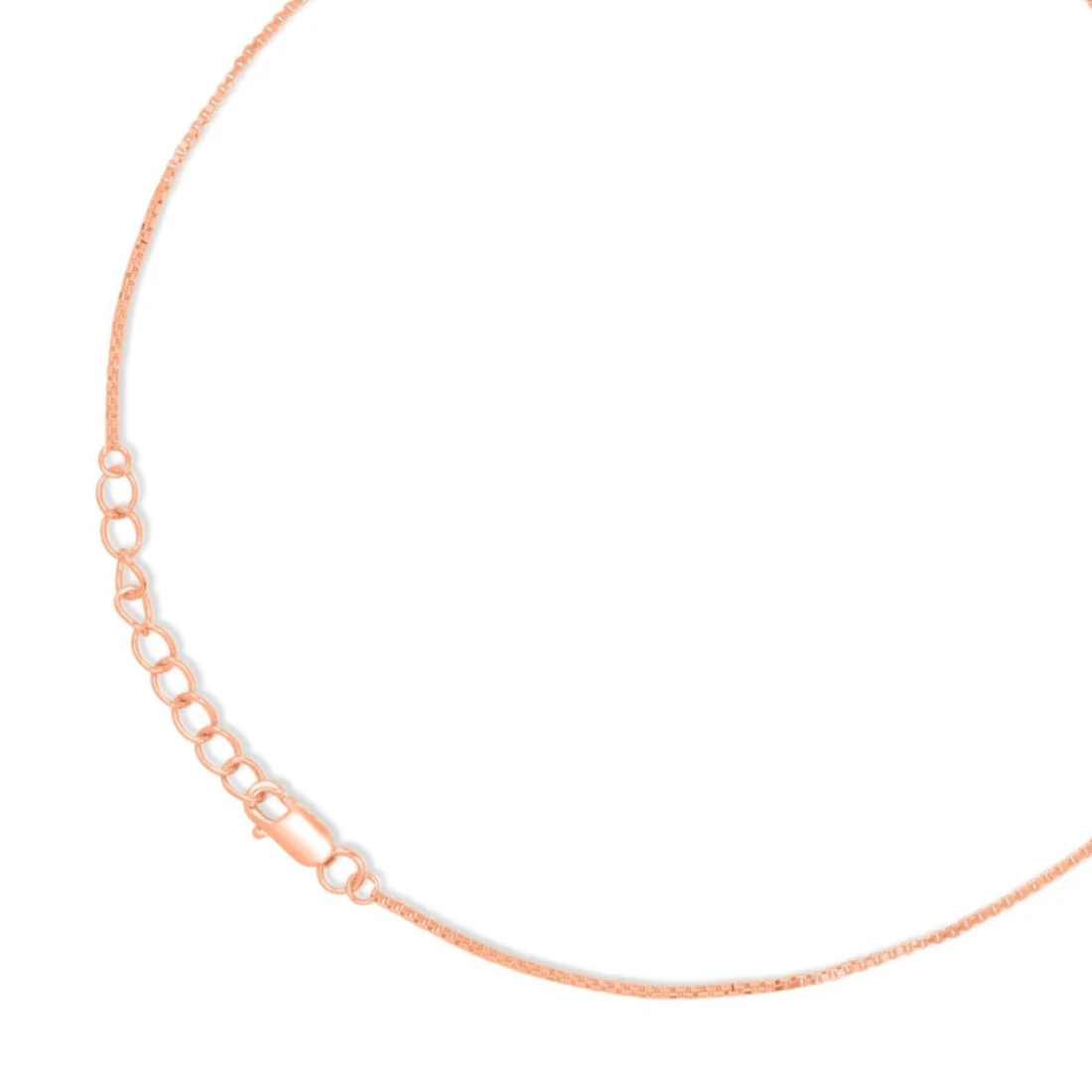 Enchanting Star Rose Gold Plated 925 Sterling Silver Anklets - Image 11