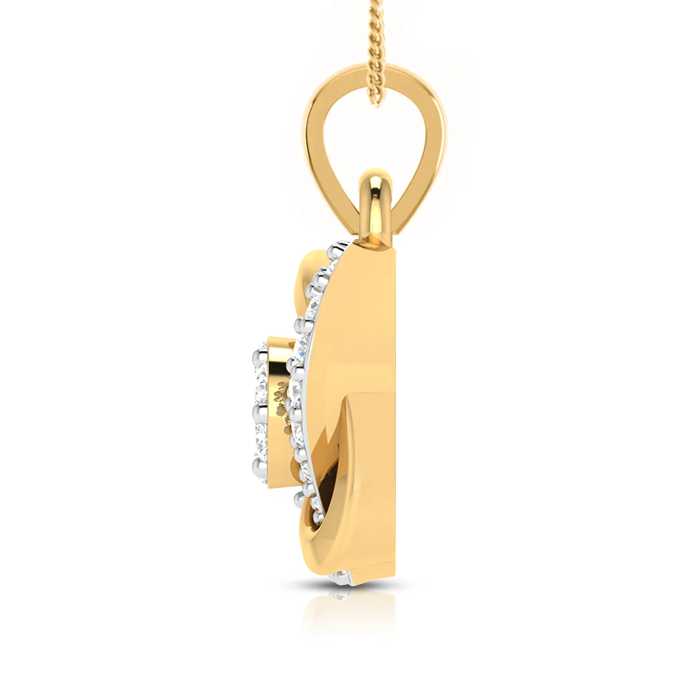 Halo Universe Lab-Grown Diamond Pendant without Chain - Image 3