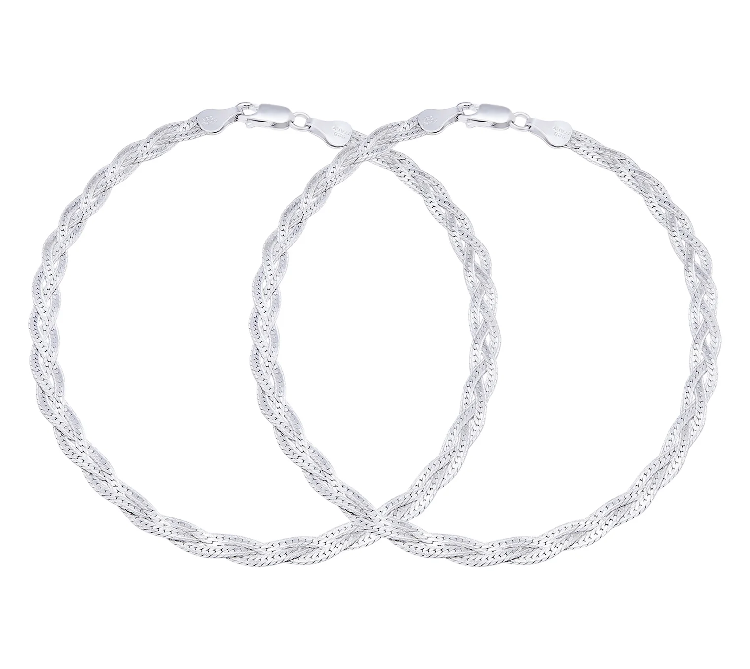 Entangled 925 Sterling Silver Anklet - Image 5