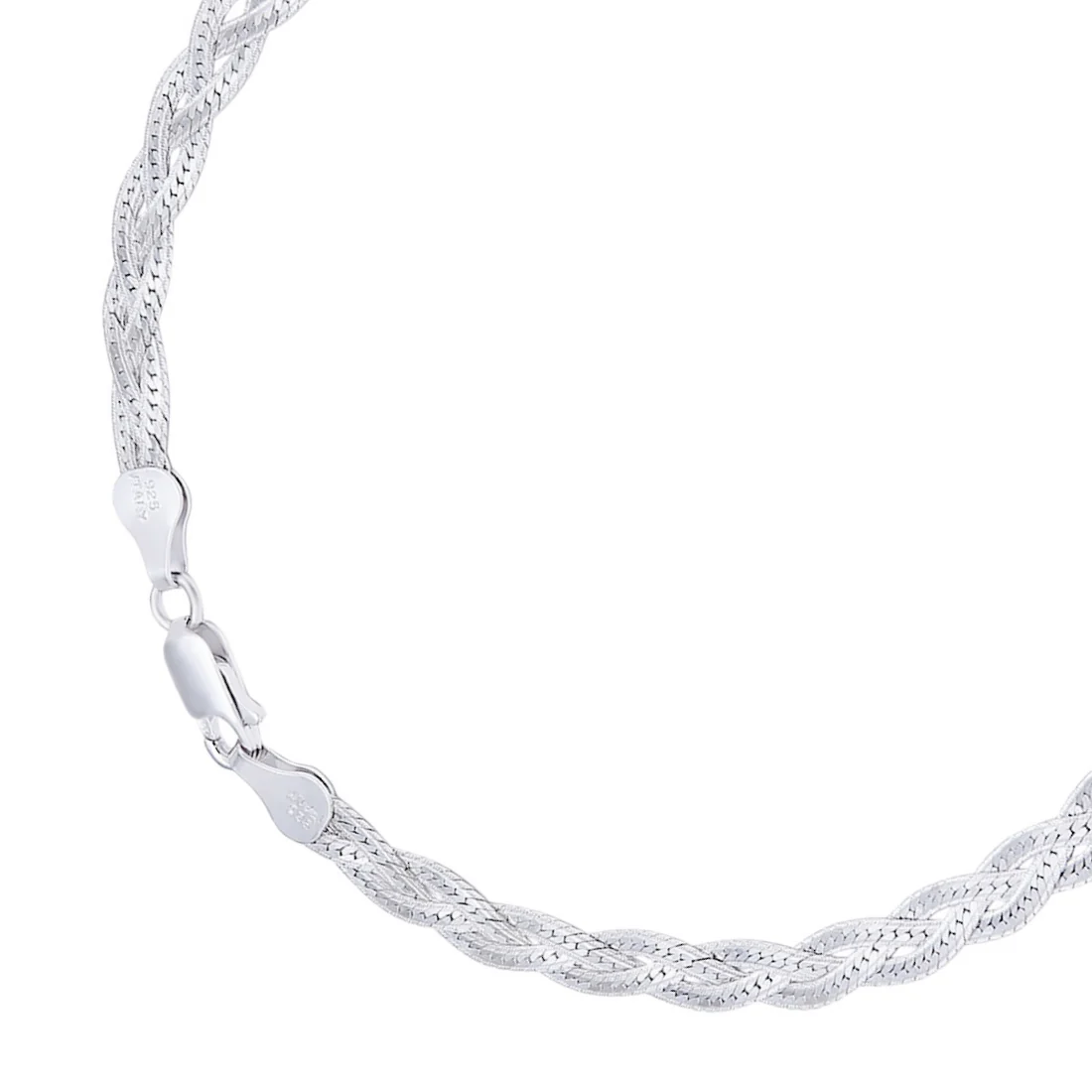 Entangled 925 Sterling Silver Anklet - Image 8