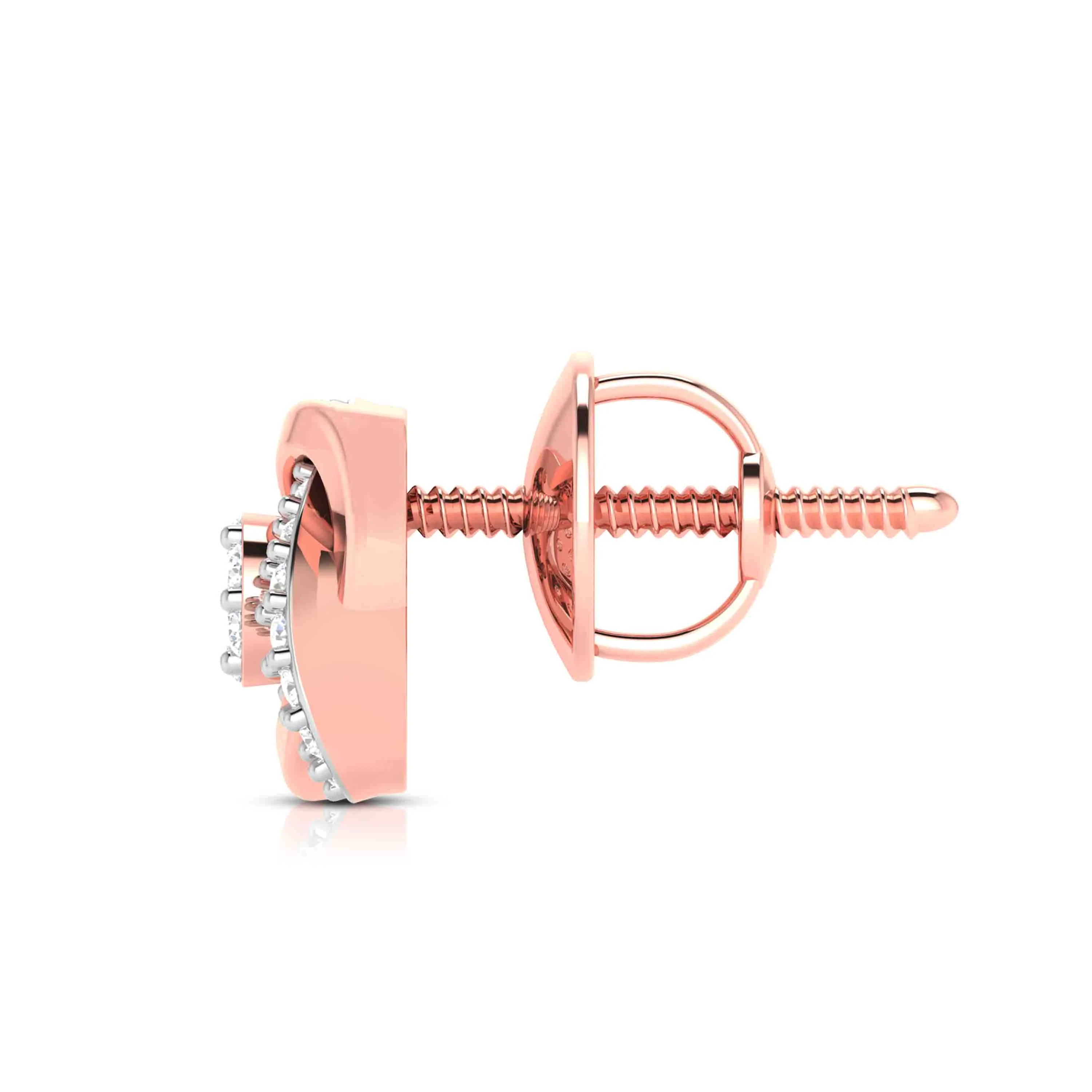 Eternal Knot Lab-Grown Diamond Stud Earrings - Image 10