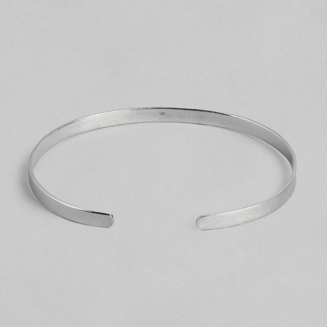 Eternal Simplicity Rhodium-Plated 925 Sterling Silver Bracelets - Image 4
