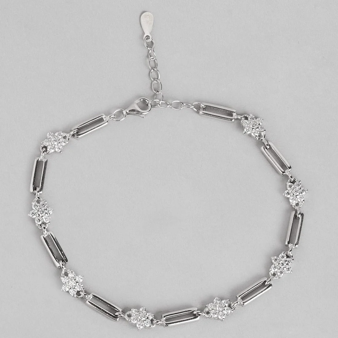 Floral Bond 925 Sterling Silver Bracelet - Image 6