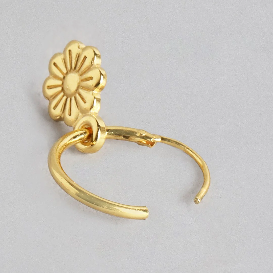 Flower & Leaf 925 Sterling Silver Earring Combo - Image 10