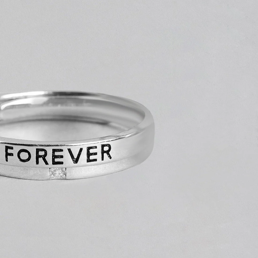 Forever & Ever 925 Silver Ring For Him (Adjustable) - Image 7