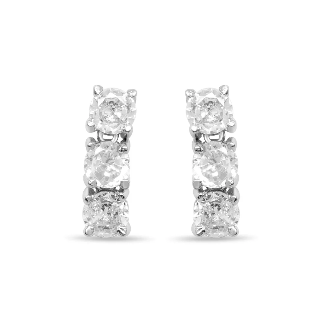 Glitz Ensemble Rhodium Plated 925 Sterling Silver Jewelry Set - Image 5