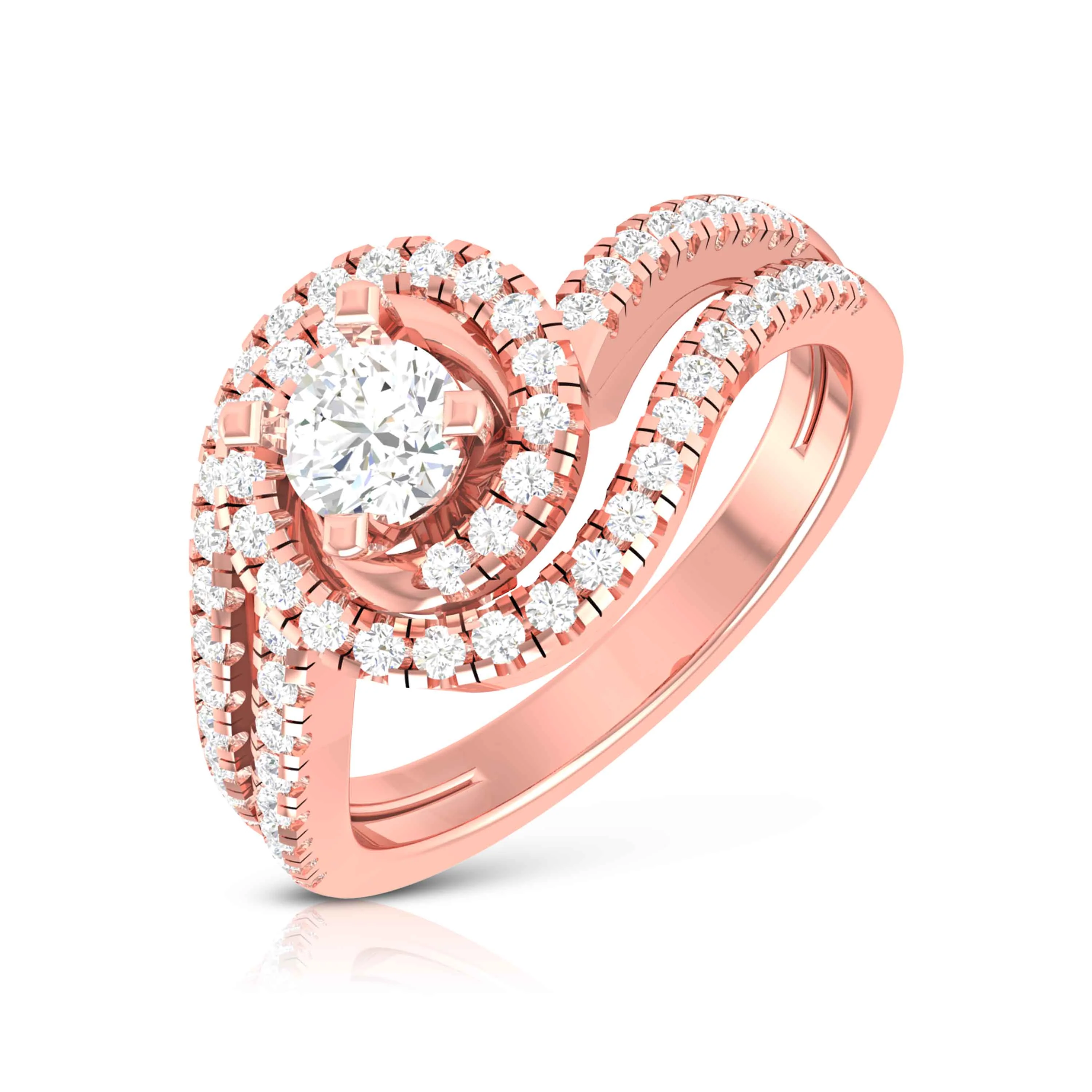 0.7 CT Gold Enchanted Diamond Eternity Ring - Image 6