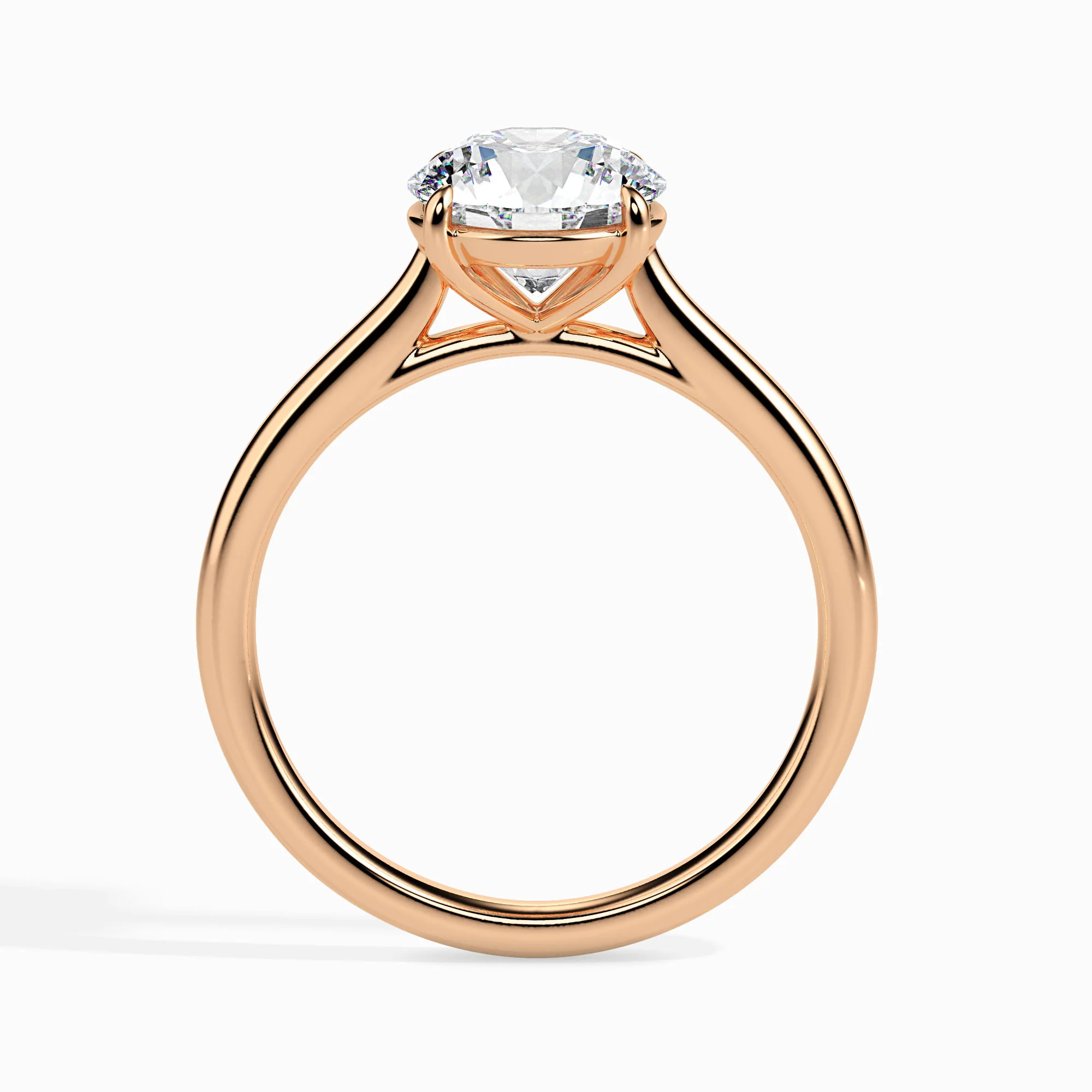 1 CT Gold Fleur Diamond Women Ring - Image 6