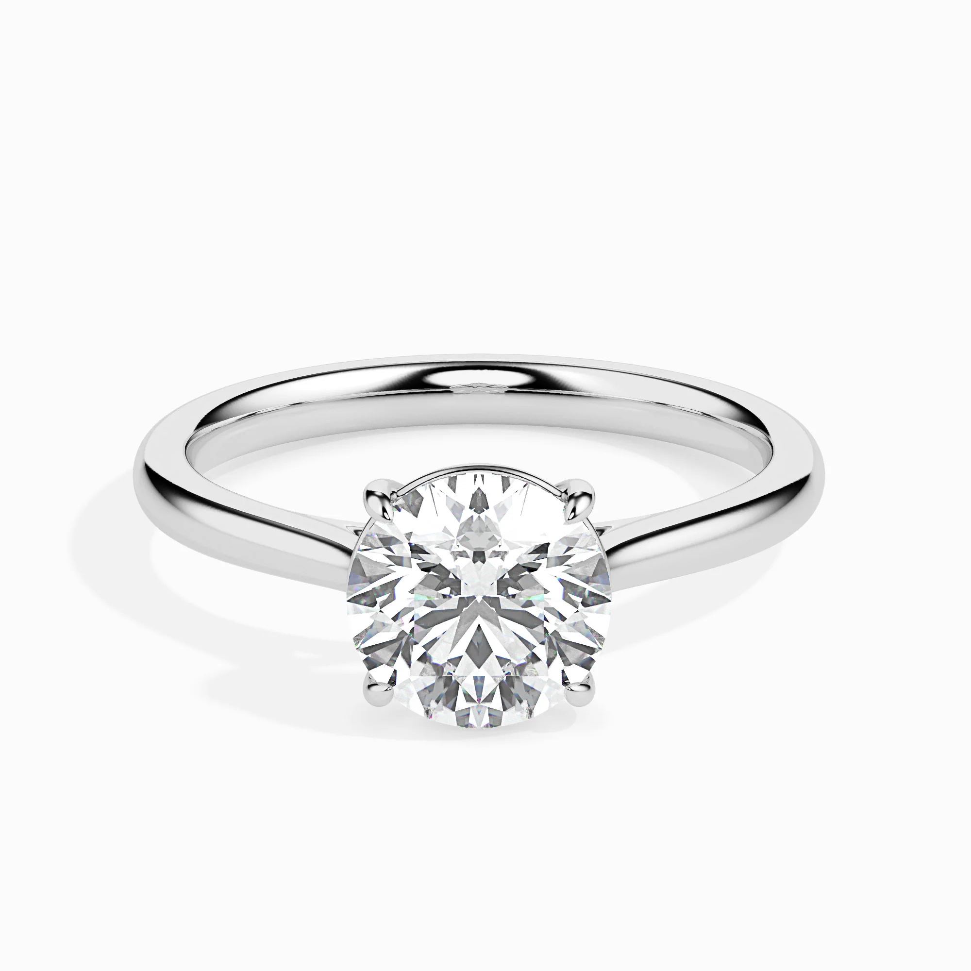 2 CT Gold Fleur Diamond Women Ring - Image 9